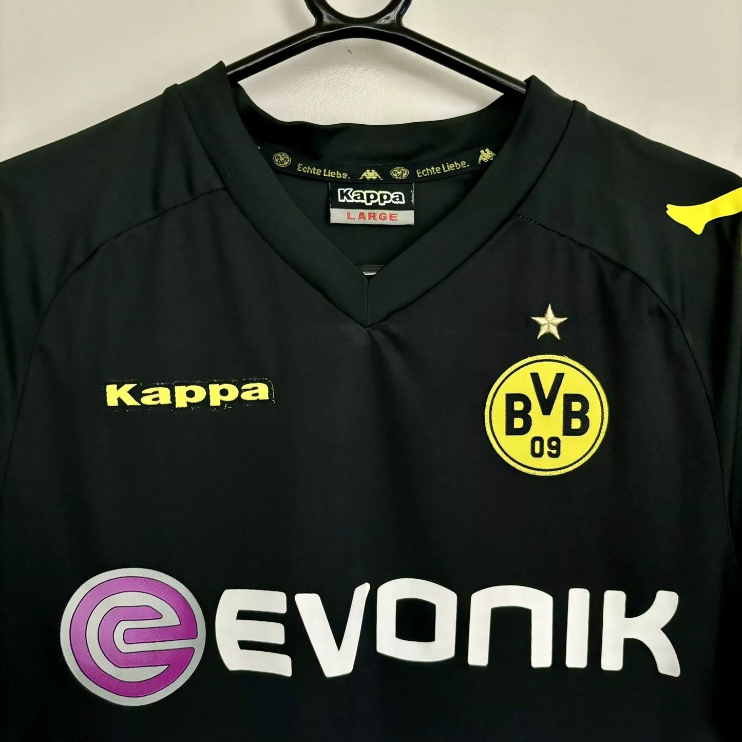 Borussia Dortmund Football Shirt Jersey 2011/2012 Away LEWANDOWSKI #9 (L)