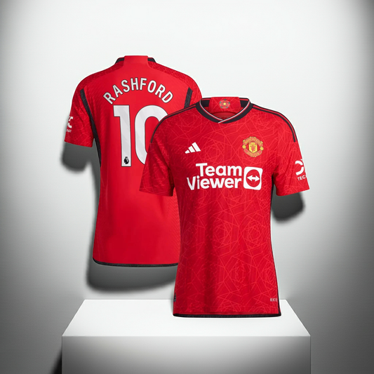 Mancheste 23/24 United Football Shirt Home  Rashford New Size L PLAYER'S VERSION