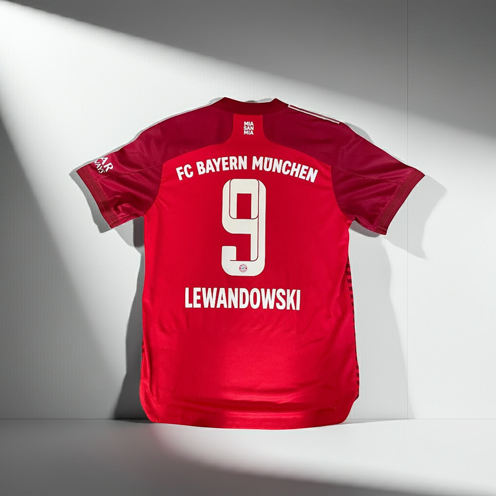 LEWANDOWSK 9 BAYERN MUNICH 21/22 HOME PLAYER'S VERSION HEAT.RDY AUTHENTIC