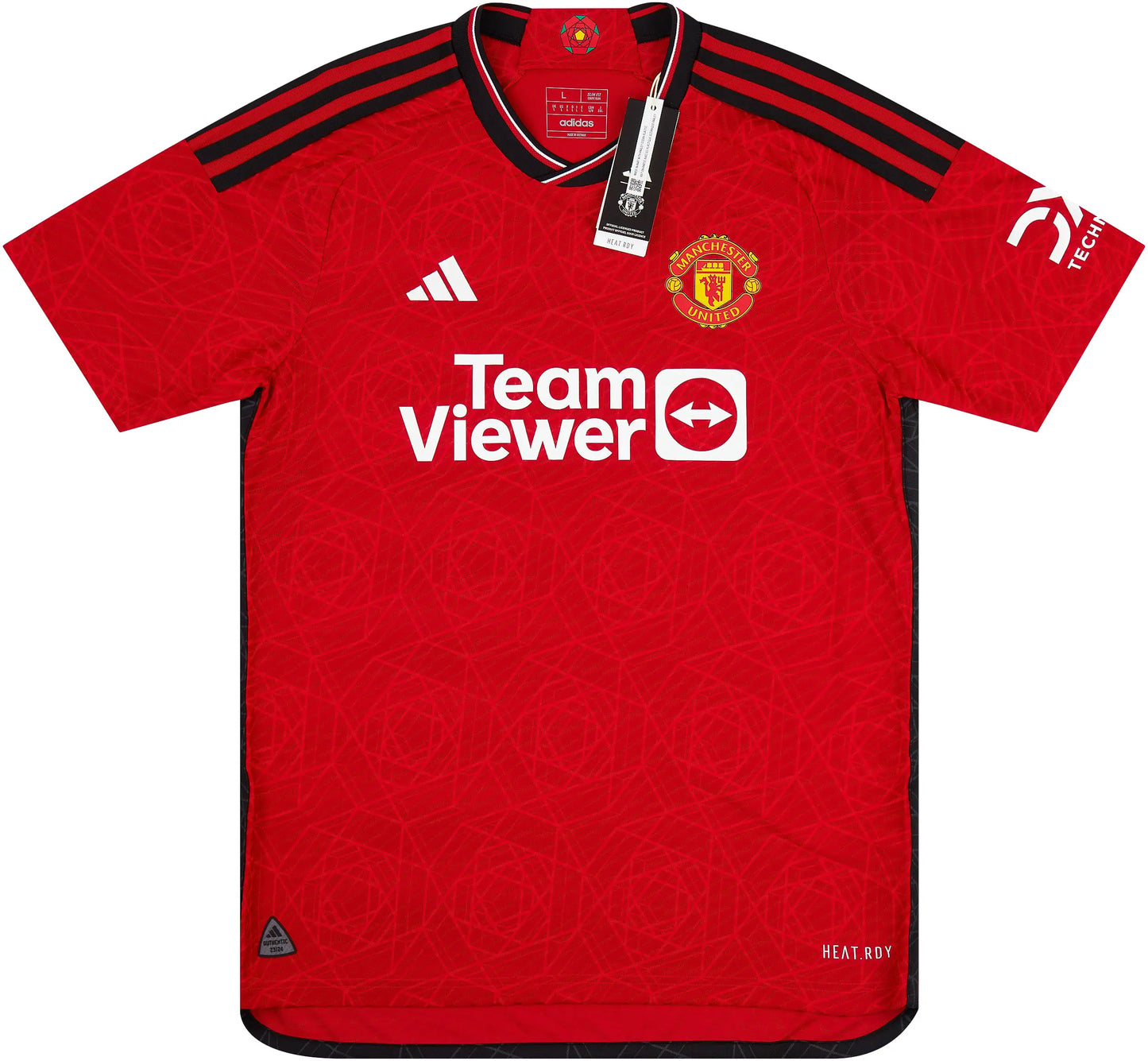 Mancheste 23/24 United Football Shirt Home Rashford New Size L PLAYER'S VERSION