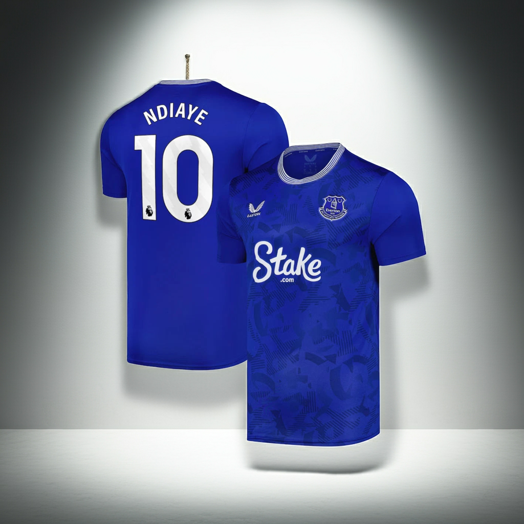 Everton Men's Football Shirt Castore Home 24/25 Top - Ndiaye 10 - New M