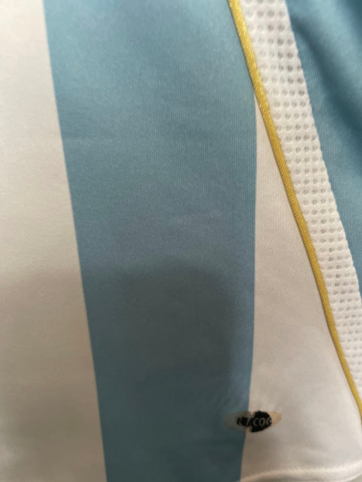 Original Lionel Messi Argentina Home Shirt World Cup 2006 Adidas