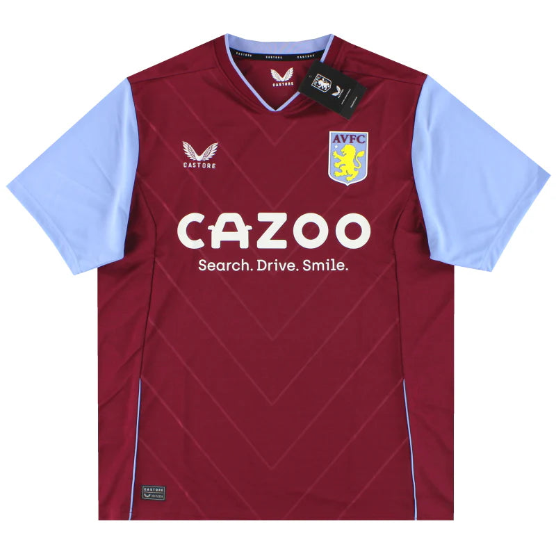 Aston Villa Football Shirt Men's Castore 22/23 Home M - New