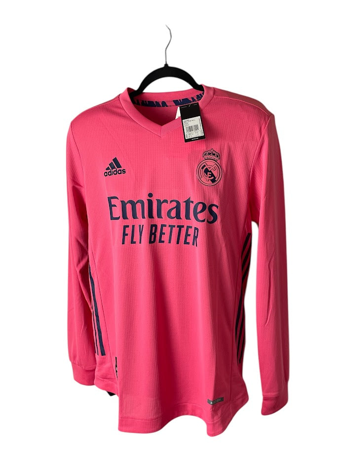 Real Madrid 20/21 Away Shirt Long Sleeve HEAT RDY Version Size M BNWT