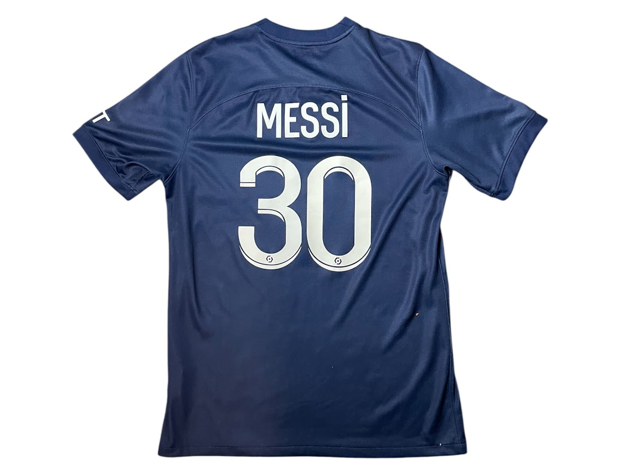 PARIS SAINT GERMAIN MESSI 2022 2023 HOME FOOTBALL SHIRT NIKE PSG JERSEY SIZE M