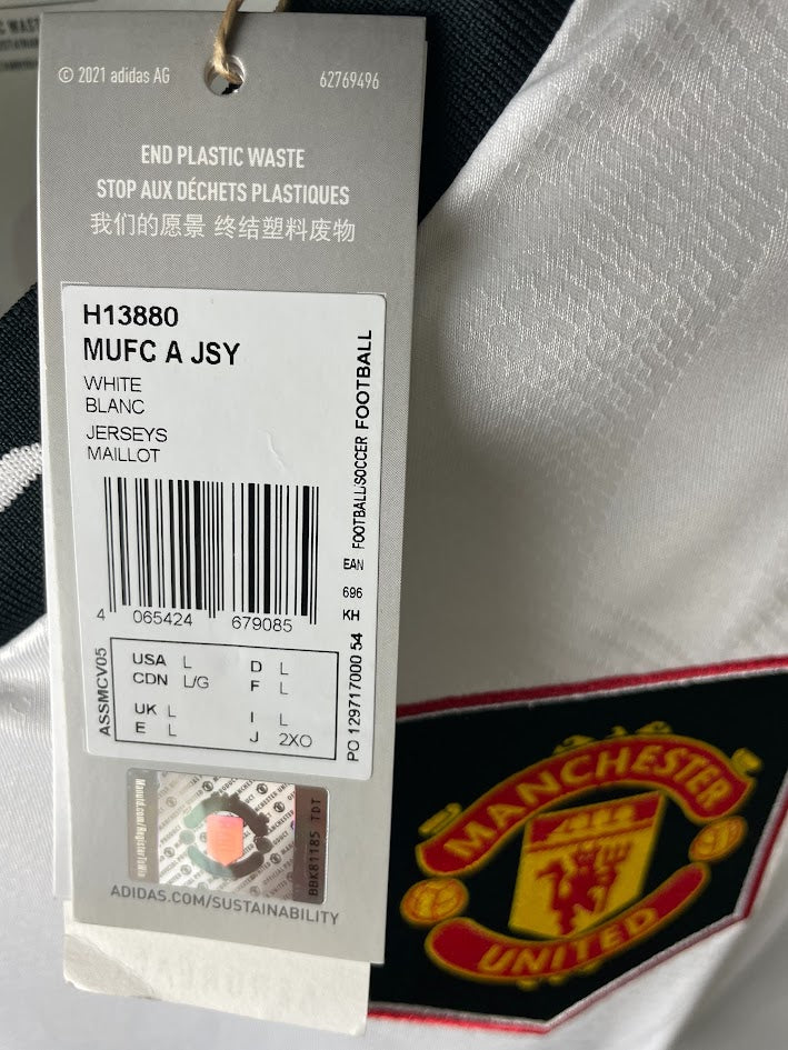 Manchester United Away  VIDIC football shirt 2022 - 2023 Jersey Adidas #15 Mens  L BNWT