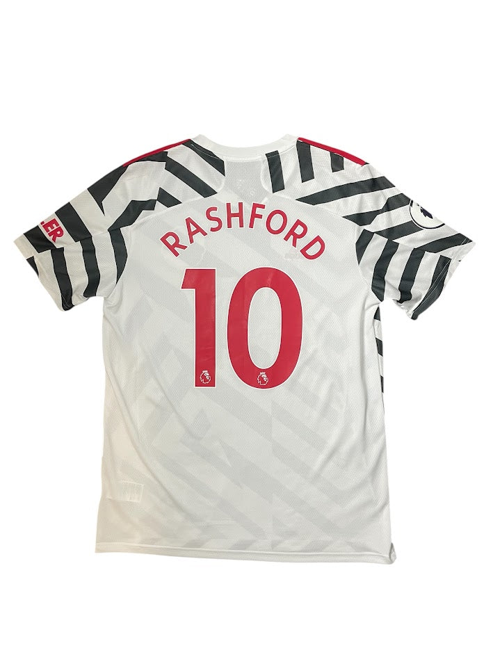 MANCHESTER UNITED 2020 2021 RASHFORD Third Football Shirt BNWT L