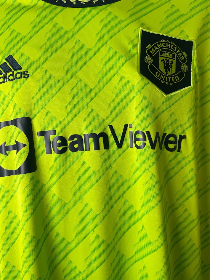 Football Shirt adidas Manchester United RONALDO 7 22/23 third - Green SIZE L