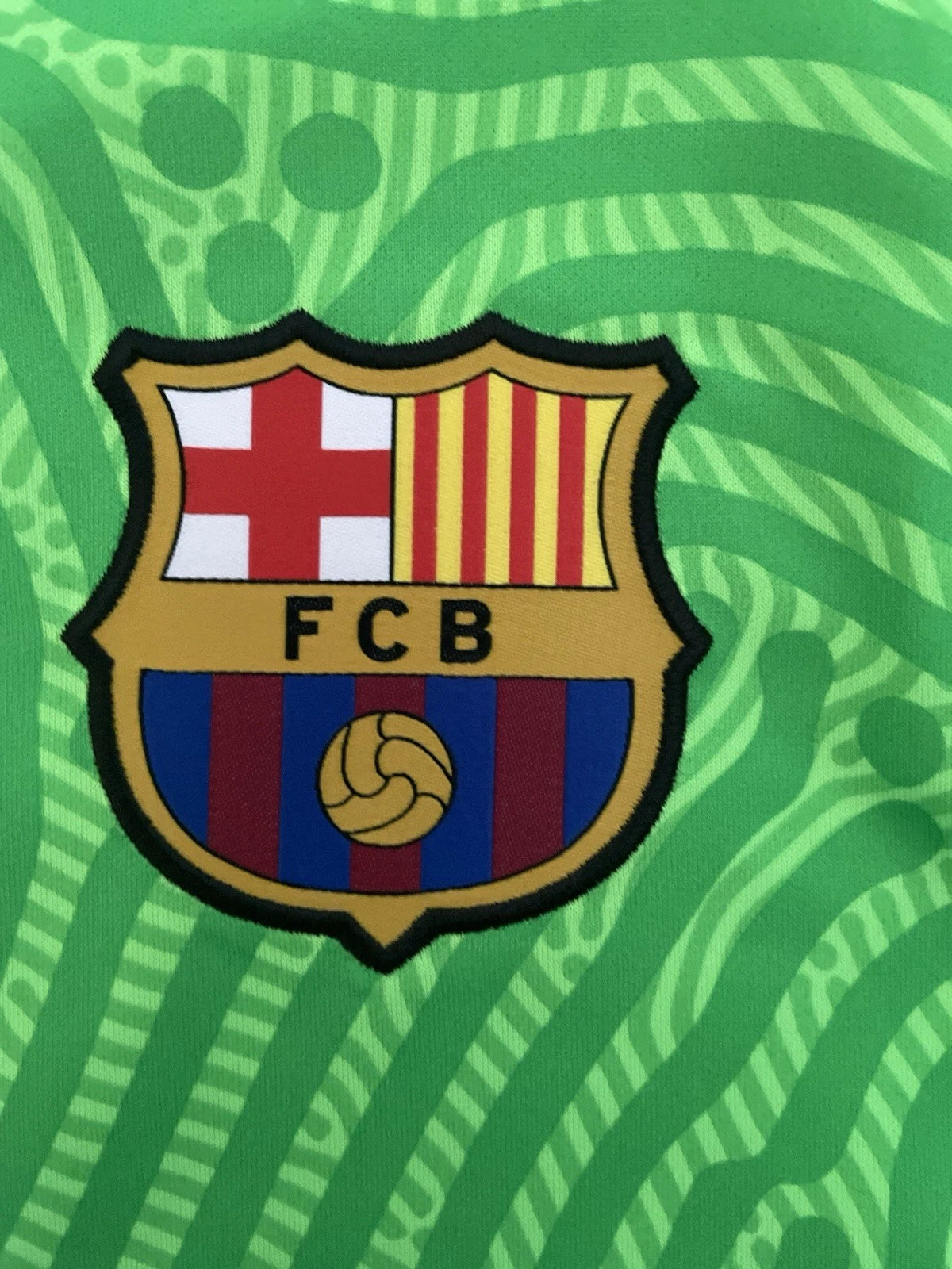 Barcelona 2020-21 Orginal GK Shirt / Mens / Size Large