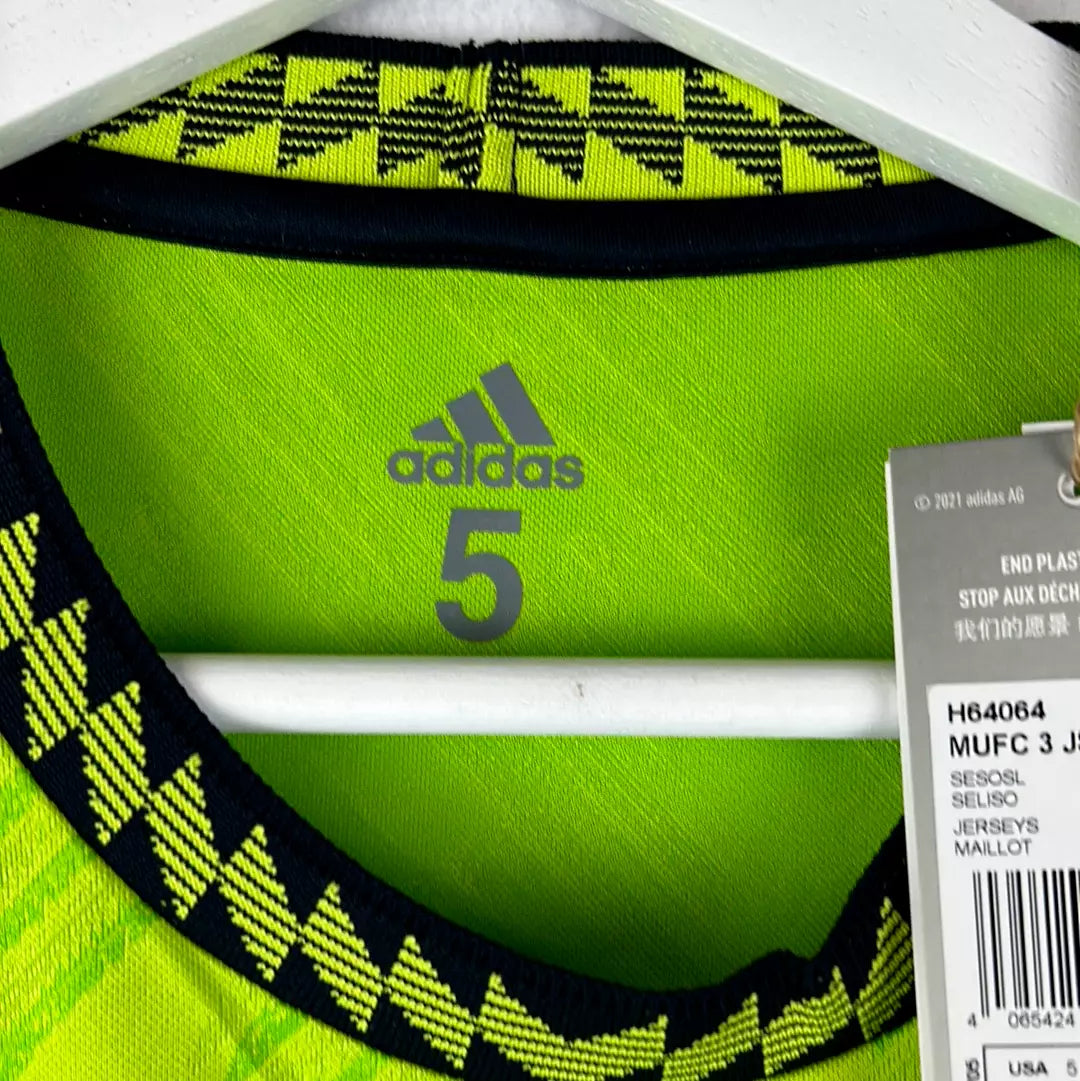 MANCHESTER UNITED PLAYER ISSUE ADIDAS AWAY SHIRT 2022/23 SIZE 5 BRAND NEW