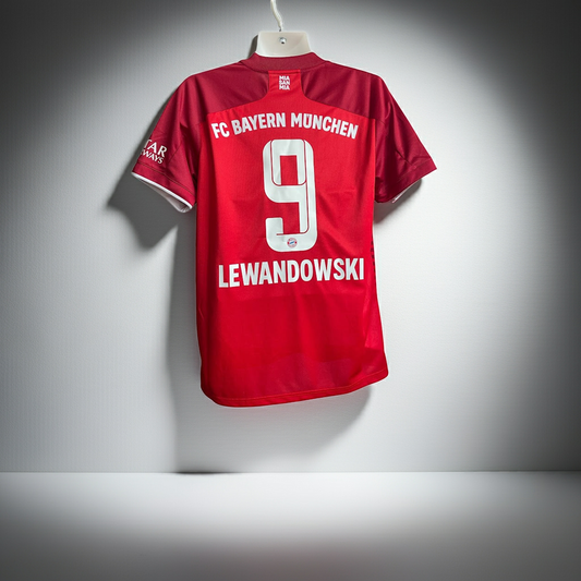 BAYERN MUNICH LEWANDOWSKI 2021 2022 HOME SHIRT FOOTBALL  ADIDAS