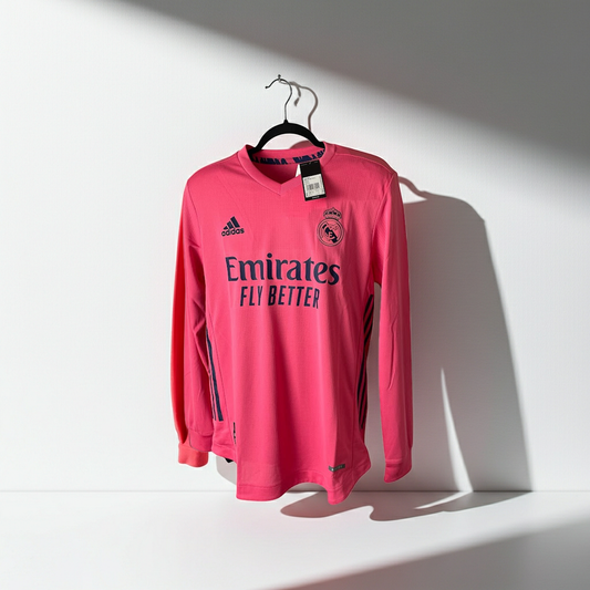 Real Madrid 20/21 Away Shirt Long Sleeve HEAT RDY Version Size M BNWT