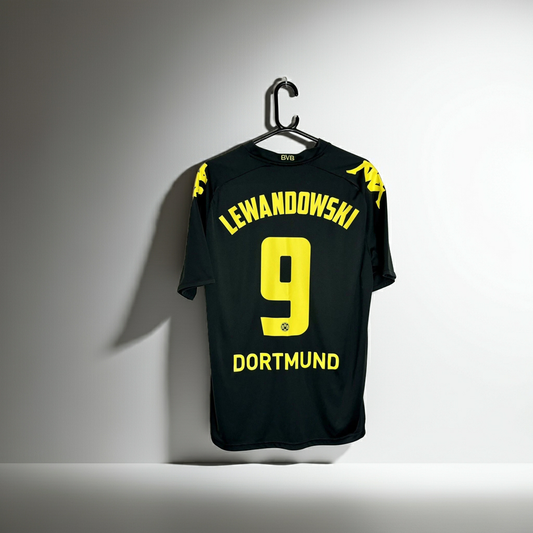 Borussia Dortmund Football Shirt Jersey 2011/2012 Away LEWANDOWSKI #9 (L)