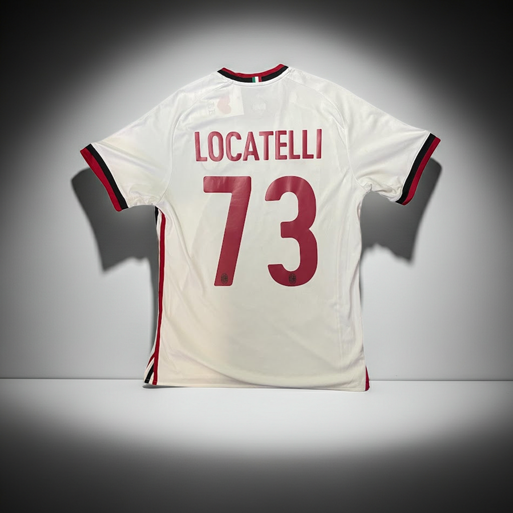 AC MILAN 2017 2018 AWAY SHIRT FOOTBALL SOCCER JERSEY ADIDAS LOCATELLI 73