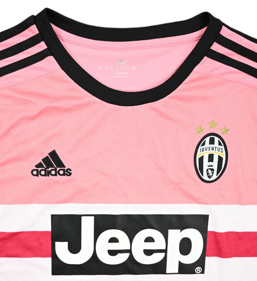 JUVENTUS 2015/2016 AWAY FOOTBALL SHIRT ORGINAL ADIDAS SIZE M ADULT NEW