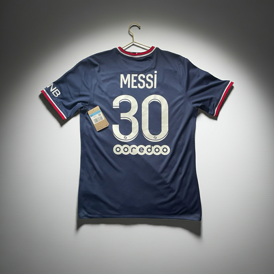 PSG Orginal NIKE 2021/2022 Shirt HOME JERSEY #30 MESSI SIZE M CV7903-411 New