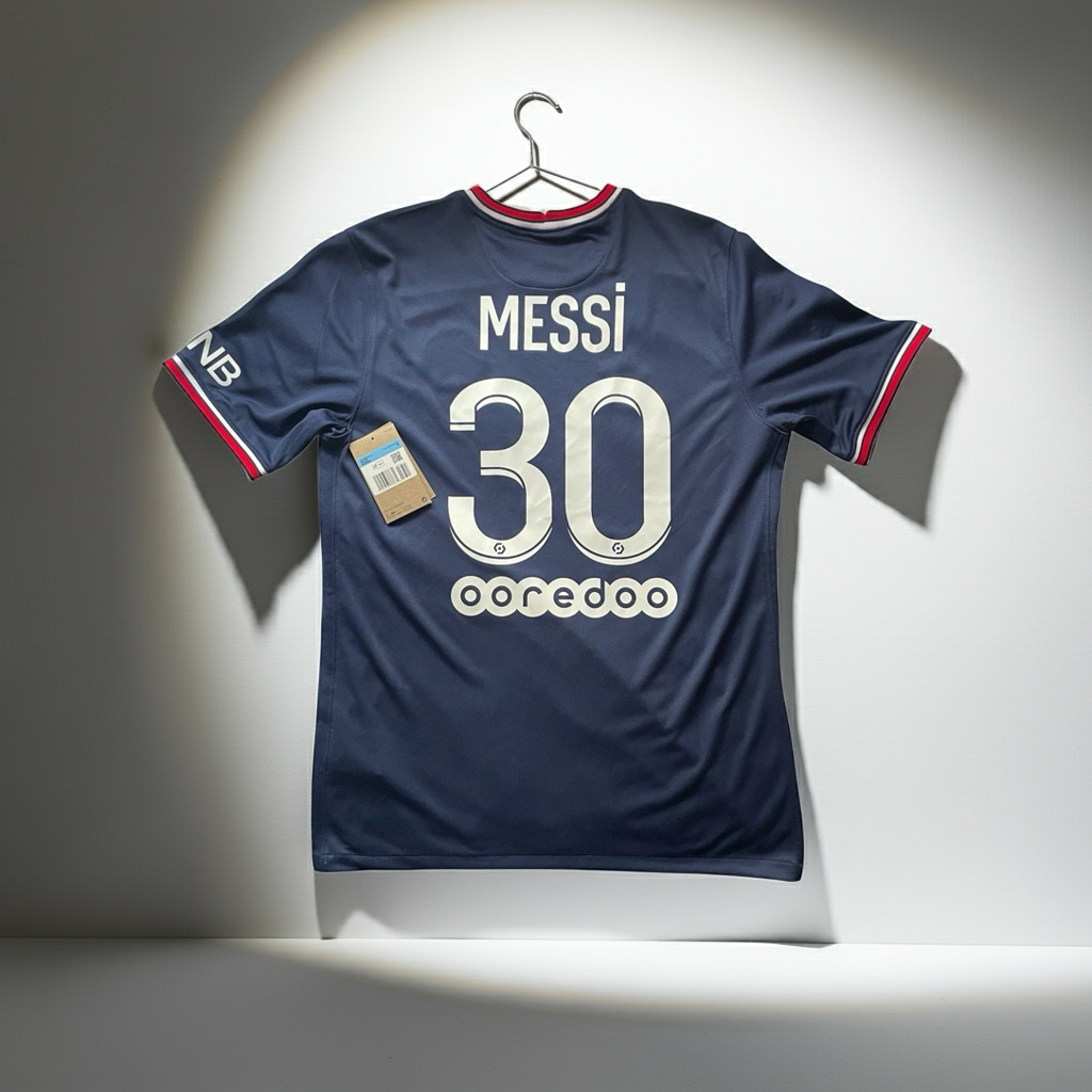 PSG Orginal NIKE 2021/2022 Shirt HOME JERSEY #30 MESSI SIZE M CV7903-411 New