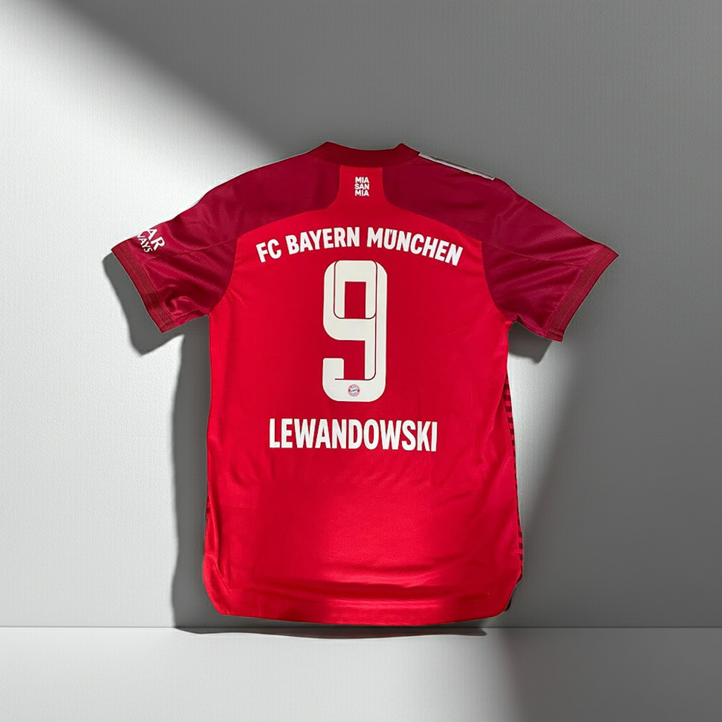LEWANDOWSK 9 BAYERN MUNICH 21/22 HOME PLAYER'S VERSION HEAT.RDY AUTHENTIC