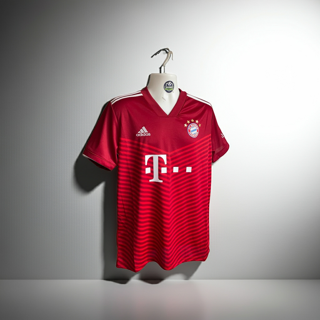 BAYERN MUNICH LEWANDOWSKI 2021 2022 HOME SHIRT FOOTBALL  ADIDAS