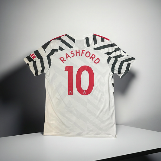 MANCHESTER UNITED 2020 2021 RASHFORD Third Football Shirt BNWT L