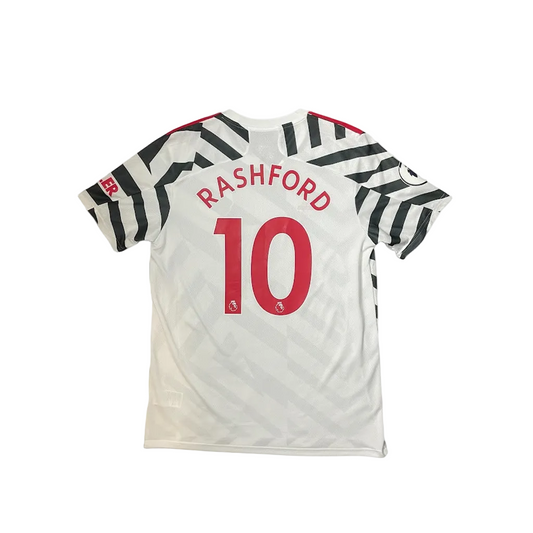 MANCHESTER UNITED 2020 2021 RASHFORD Third Football Shirt BNWT L - photo 1