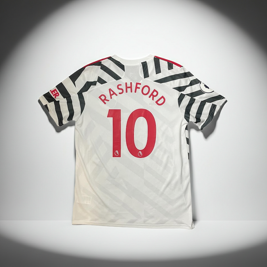 MANCHESTER UNITED 2020 2021 RASHFORD Third Football Shirt BNWT L
