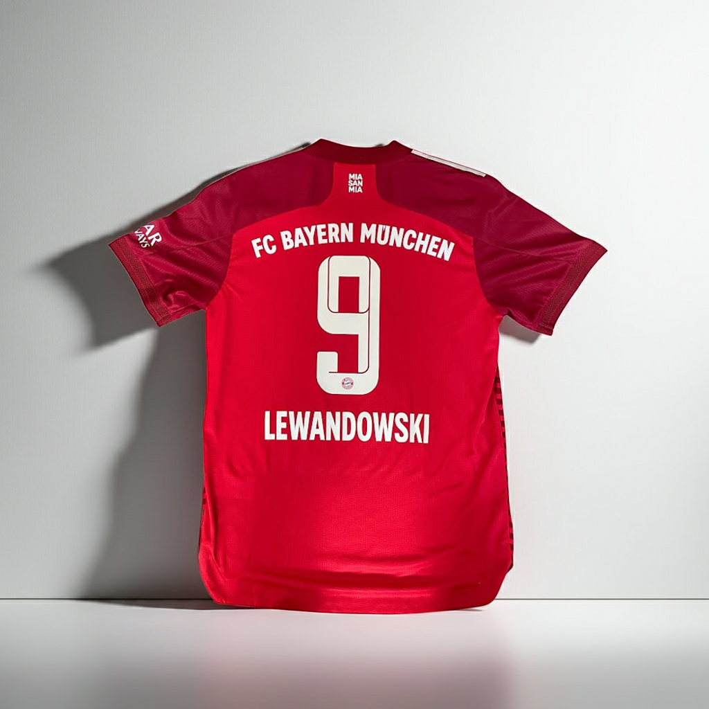LEWANDOWSK 9 BAYERN MUNICH 21/22 HOME PLAYER'S VERSION HEAT.RDY AUTHENTIC