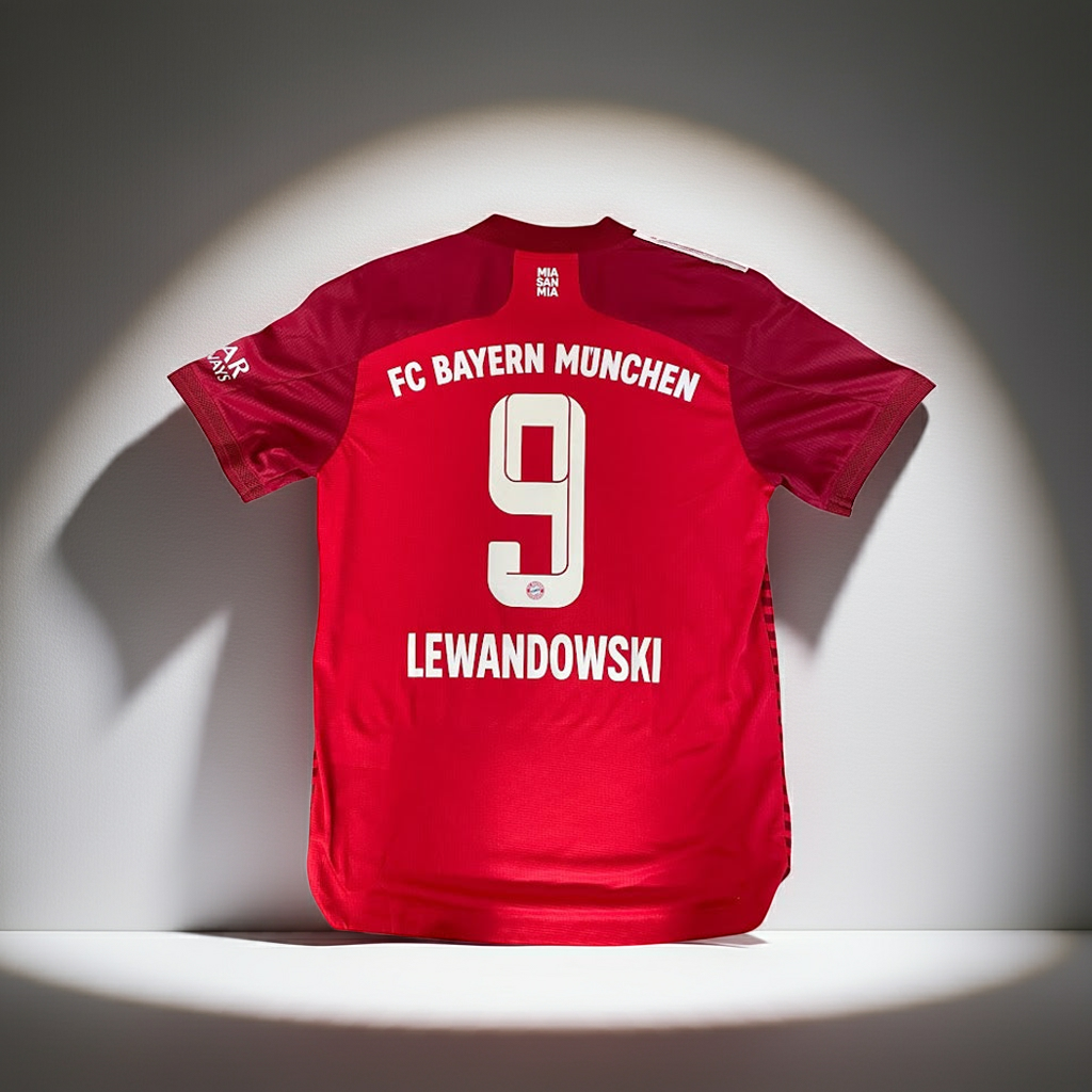 LEWANDOWSK 9 BAYERN MUNICH 21/22 HOME PLAYER'S VERSION HEAT.RDY AUTHENTIC