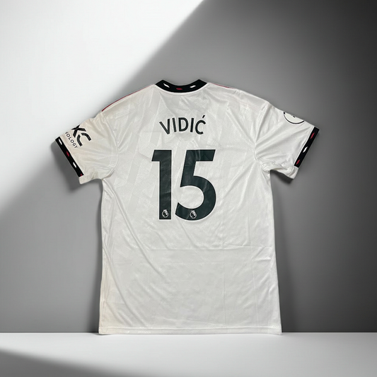 Manchester United Away  VIDIC football shirt 2022 - 2023 Jersey Adidas #15 Mens  L BNWT