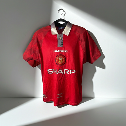 1996-98 Manchester United Home Shirt M