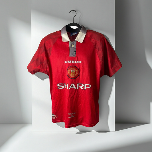 1996-98 Manchester United Home Shirt M