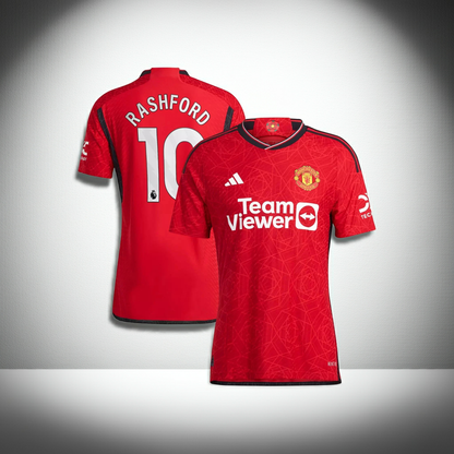 Mancheste 23/24 United Football Shirt Home  Rashford New Size L PLAYER'S VERSION