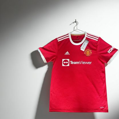 Manchester United 2021/22 Orginal Adidas Home Football Shirt Ronaldo 7 Mens L