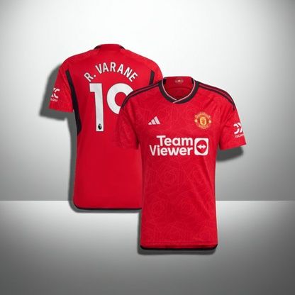 Manchester United 23/24 Men's Shirt Football adidas Home Top - Varane 19 - New