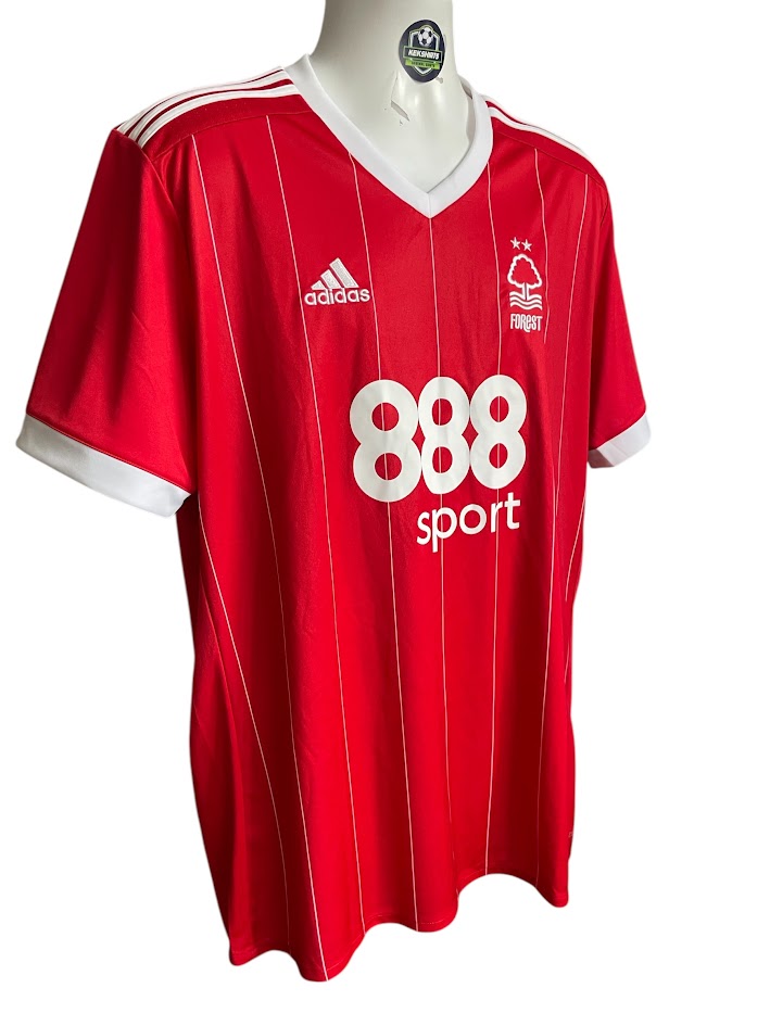 NOTTINGHAM FORREST ADIDAS 2017/2018 HOME  FOOTBALL SHIRT