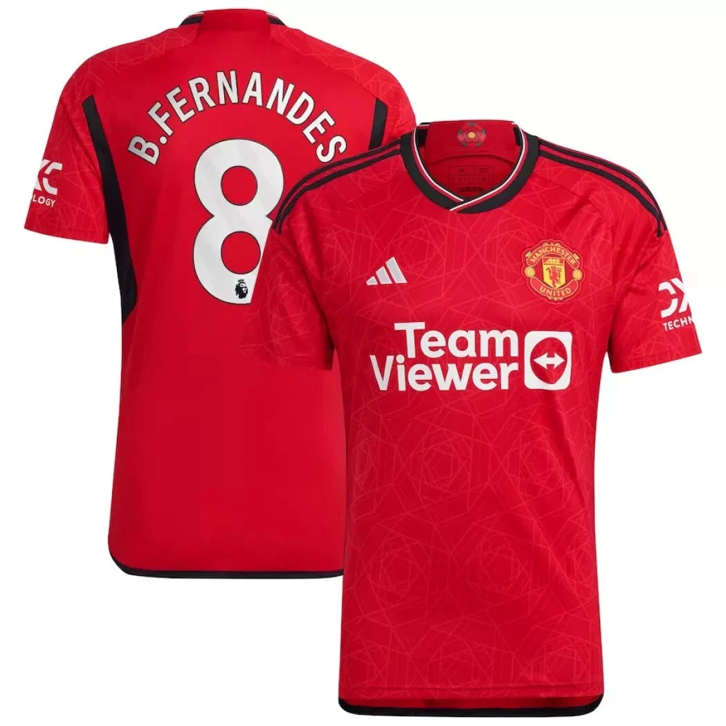 Manchester United   23 /24Shirt Home Football Top - Fernandes 8 - New Size M