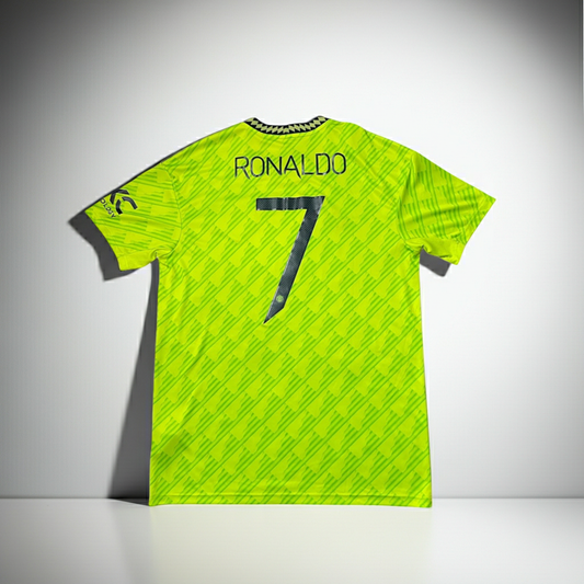 Football Shirt adidas Manchester United RONALDO 7 22/23 third - Green SIZE L
