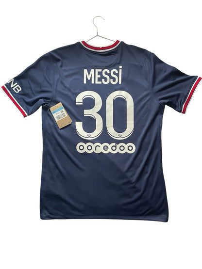 PSG Orginal NIKE 2021/2022 Shirt HOME JERSEY #30 MESSI SIZE M CV7903-411 New