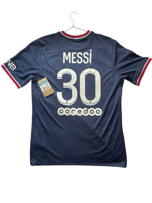 PSG Orginal NIKE 2021/2022 Shirt HOME JERSEY #30 MESSI SIZE M CV7903-411 New