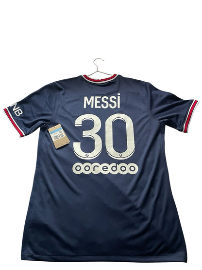 PSG Orginal NIKE 2021/2022 Shirt HOME JERSEY #30 MESSI SIZE M CV7903-411 New