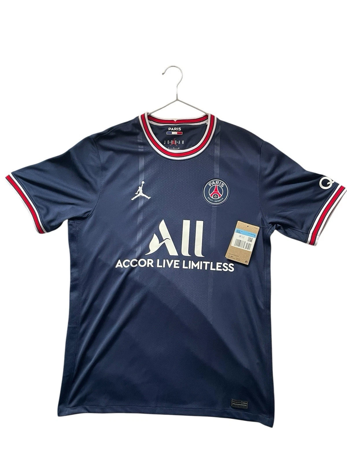 PSG Orginal NIKE 2021/2022 Shirt HOME JERSEY #30 MESSI SIZE M CV7903-411 New