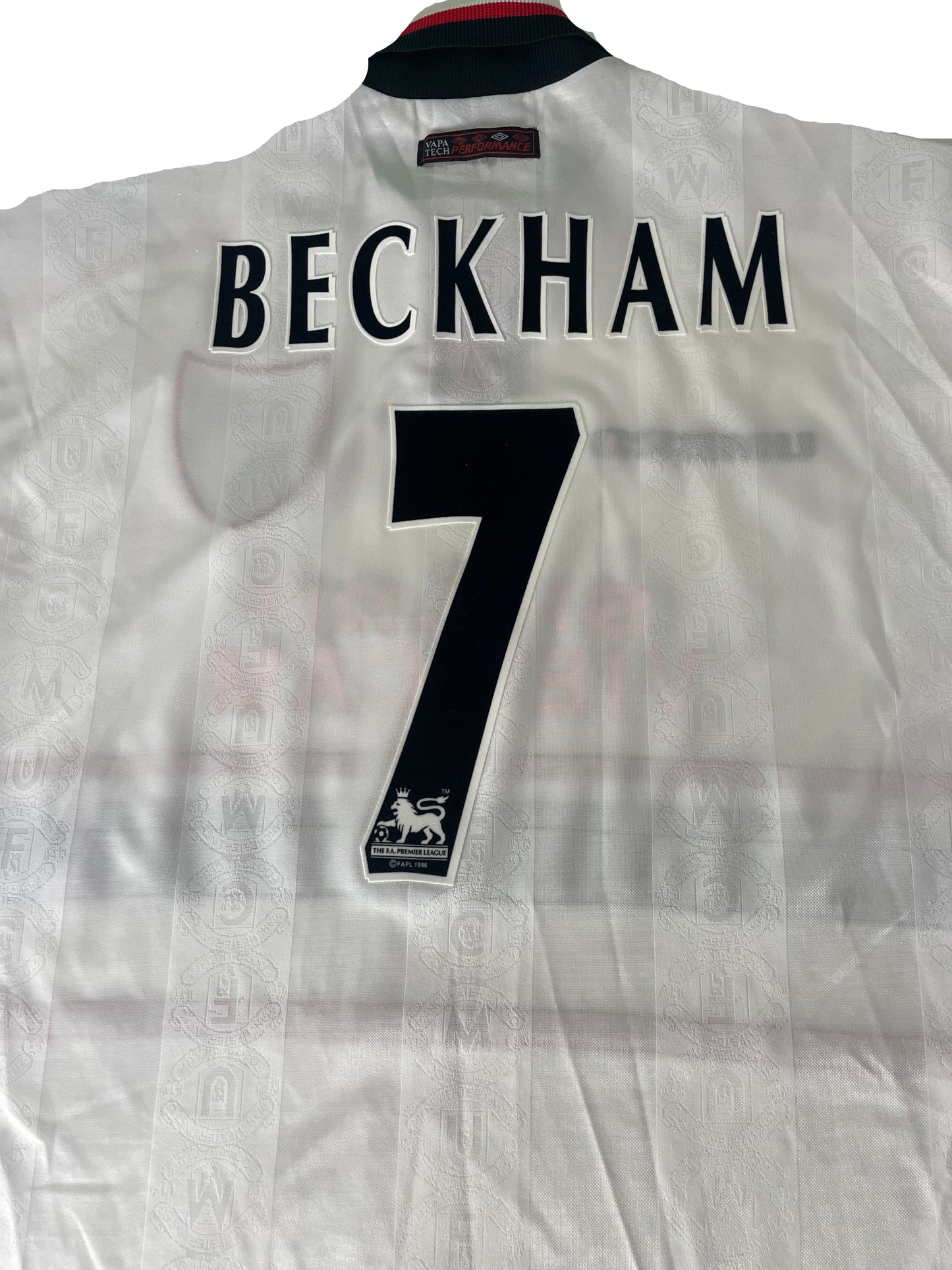 MANCHESTER UNITED AWAY FOOTBALL SHIRT (XL) BECKHAM 7