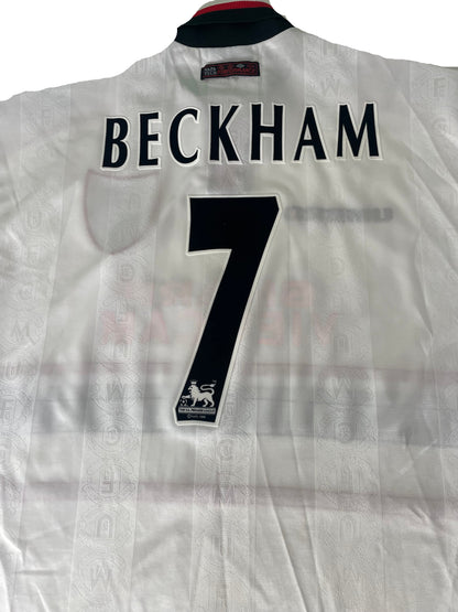 MANCHESTER UNITED AWAY FOOTBALL SHIRT (XL) BECKHAM 7