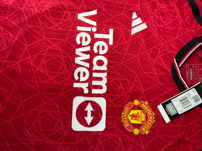 Mancheste 23/24 United Football Shirt Home  Rashford New Size L PLAYER'S VERSION
