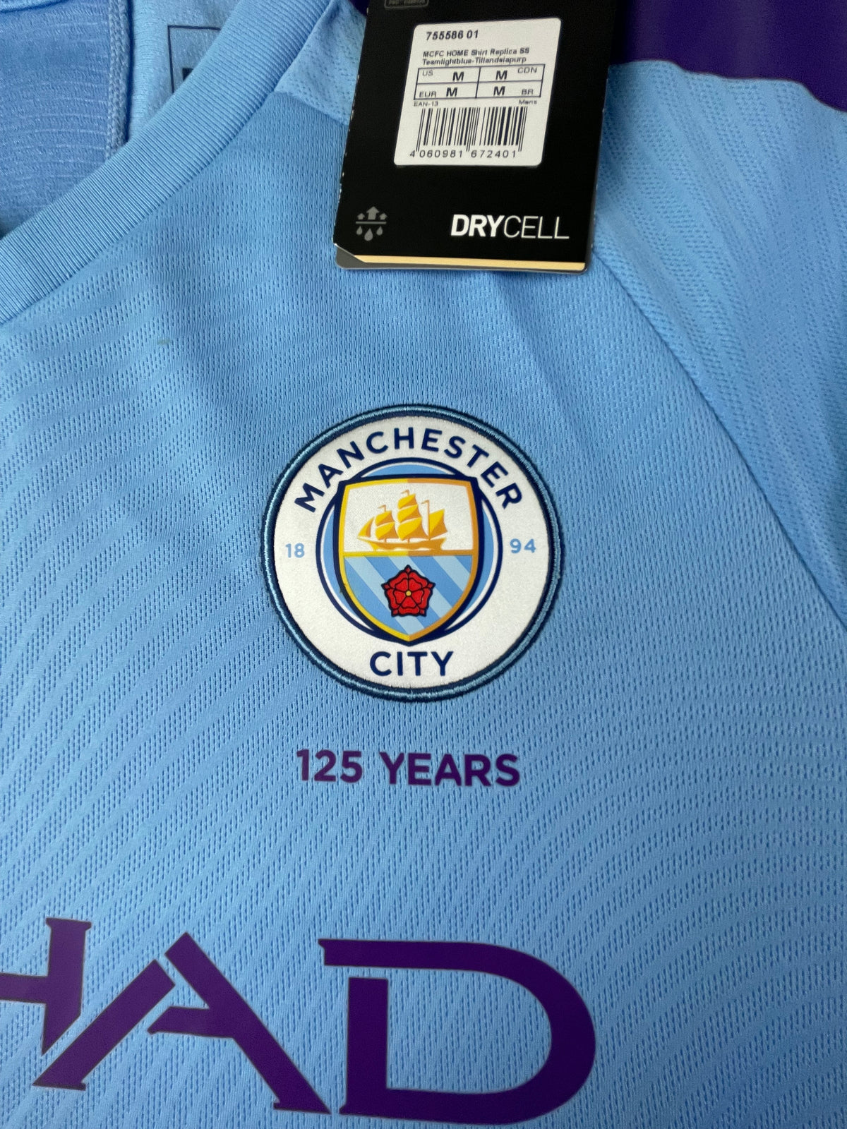 Manchester City 2019-20 Home Orginal Shirt - Medium