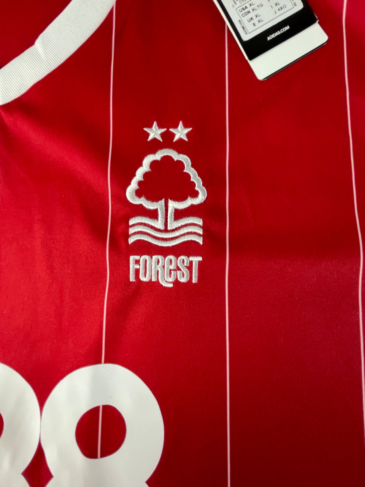 NOTTINGHAM FORREST ADIDAS 2017/2018 HOME  FOOTBALL SHIRT