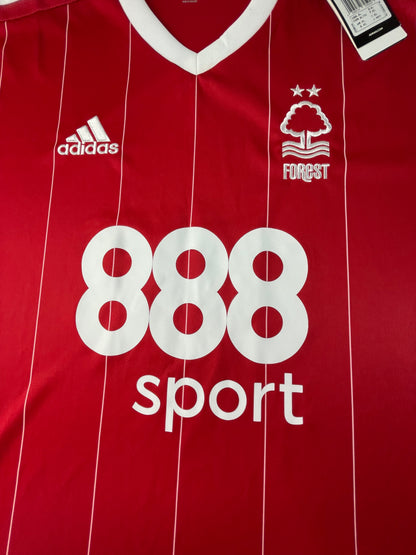 NOTTINGHAM FORREST ADIDAS 2017/2018 HOME  FOOTBALL SHIRT