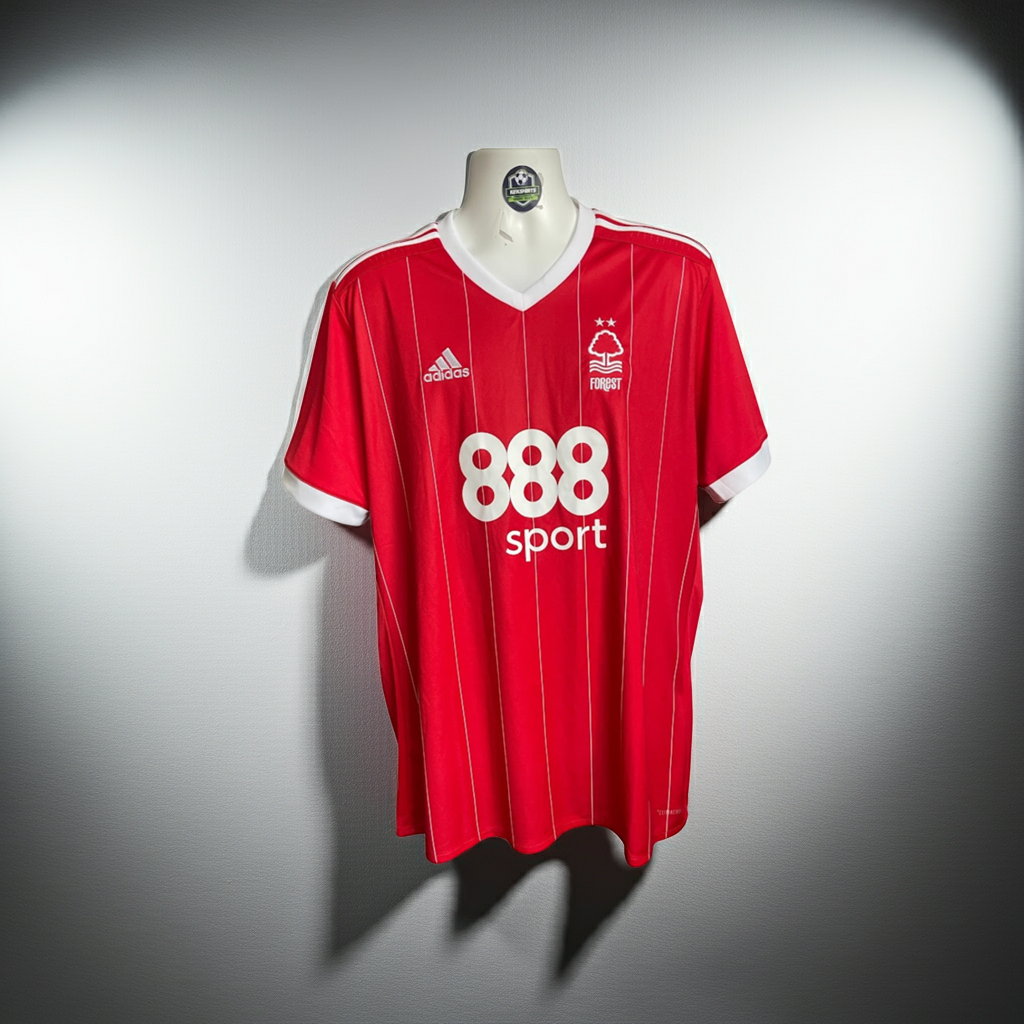 NOTTINGHAM FORREST ADIDAS 2017/2018 HOME  FOOTBALL SHIRT