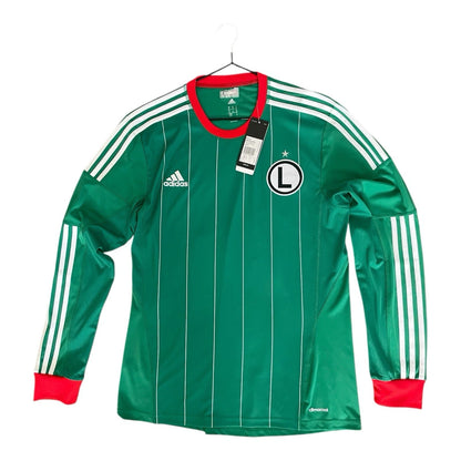 BNWT Medium Mens Legia Warszawa (2013) L/S Away Shirt Adidas size L