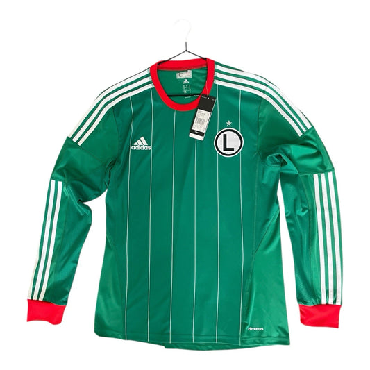 BNWT Medium Mens Legia Warszawa (2013) L/S Away Shirt Adidas size L